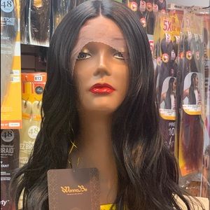 22 inch human blend lace front